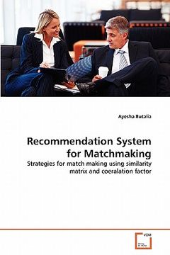 portada recommendation system for matchmaking