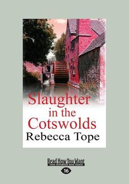 portada Slaughter in the Cotswolds: Cotswold Mysteries 6 (Standard Large Print) (in English)