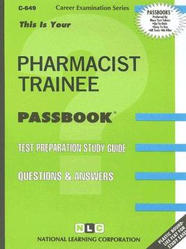 portada pharmacist trainee: test preparation study guide, questions & answers (en Inglés)