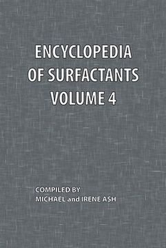 portada encyclopedia of surfactants volume 4 (en Inglés)