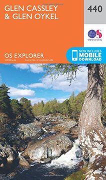 portada Glen Cassley and Glen Oykel (OS Explorer Active Map)