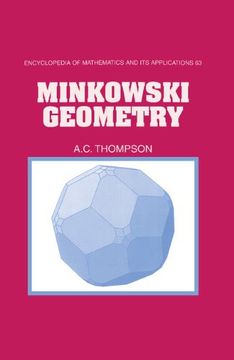 portada Minkowski Geometry Hardback (Encyclopedia of Mathematics and its Applications) 