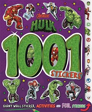 portada Marvel Hulk: 1001 Stickers (en Inglés)