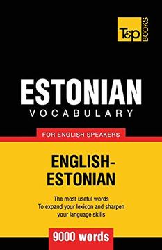portada Estonian Vocabulary for English Speakers - 9000 Words (American English Collection) (en Inglés)