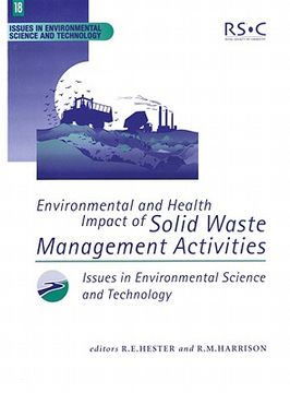portada environmental and health impact of solid waste management activities (en Inglés)