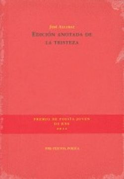 portada Edición Anotada De La Tristeza (in Spanish)