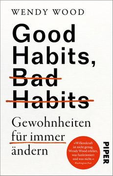 portada Good Habits, bad Habits - Gewohnheiten für Immer Ändern (en Alemán)