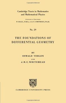 portada The Foundations of Differential Geometry (Tracts in Mathematics) 