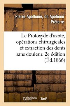 portada Le Protoxyde d'azote, application aux opérations chirurgicales (Sciences)