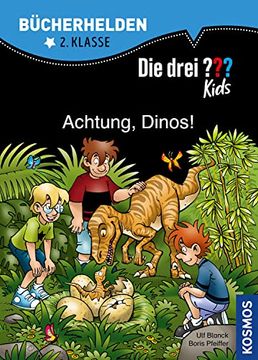 portada Die Drei? Kids, Bücherhelden, Achtung, Dinos! (en Alemán)
