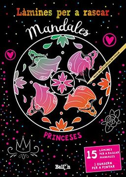 portada Làmines per a Rascar Mandales - Princeses (en Catalá)