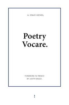 portada poetry vocare (in English)