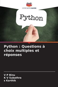 portada Python: Questions à choix multiples et réponses (en Francés)