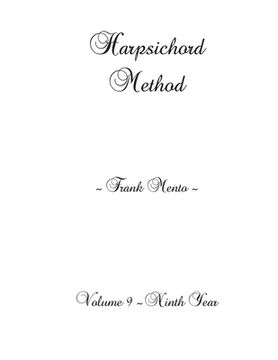 portada Harpsichord Method - Volume 9 (en Inglés)