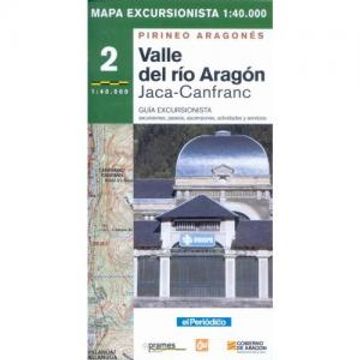portada 2 Valle del rio Aragon 1: 40. 000 Pirineo