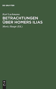 portada Betrachtungen Über Homers Ilias (en Alemán)