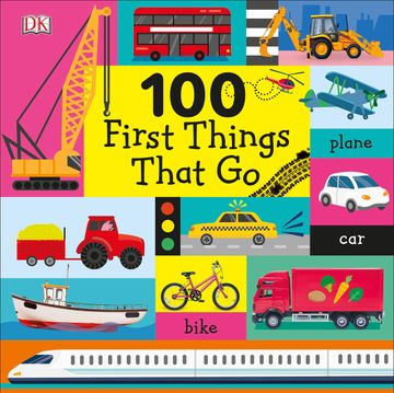 portada 100 First Things That go (in English)