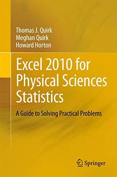 portada Excel 2010 for Physical Sciences Statistics: A Guide to Solving Practical Problems (en Inglés)