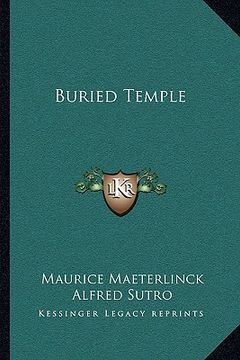 portada buried temple (en Inglés)