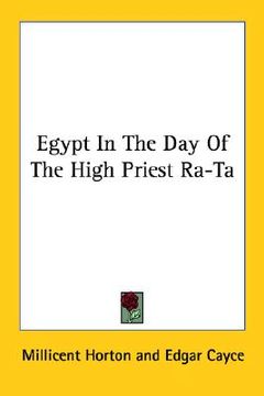 portada egypt in the day of the high priest ra-ta (en Inglés)