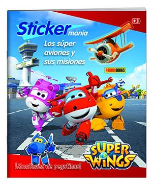 portada Los Super Aviones y sus Misiones-Pegatinas- Super Wings