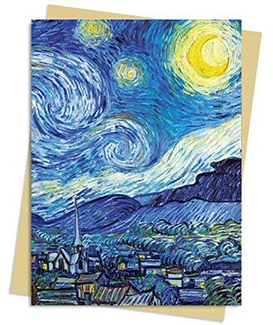 portada Vincent van Gogh: Starry Night Greeting Card Pack: Pack of 6 (Greeting Cards) (en Inglés)