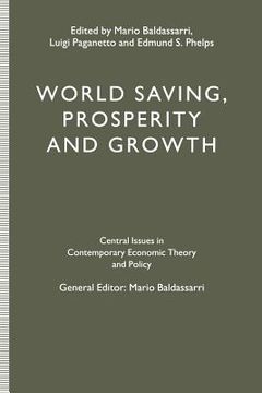 portada World Saving, Prosperity and Growth (en Inglés)