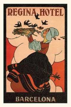 portada Vintage Journal Regina Hotel Poster, Dutch Woman with Bird's Nest (en Inglés)