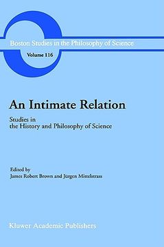 portada an intimate relation: studies in the history and philosophy of science presented to robert e. butts on his 60th birthday (en Inglés)