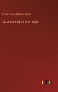 portada Das unorganische E im Orrmulum (in German)