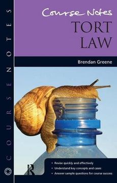 portada Course Notes: Tort Law (en Inglés)
