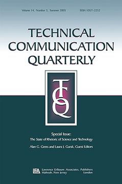 portada technical communication quarterly volume 14: special issue: the state of rhetoric of science and technology number 3