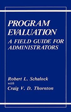 portada Program Evaluation: A Field Guide for Administrators (en Inglés)