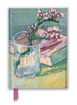 portada Vincent van Gogh: Flowering Almond Branch (Foiled Journal) (Flame Tree Nots) (en Inglés)