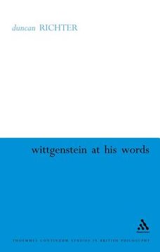portada wittgenstein at his word (en Inglés)