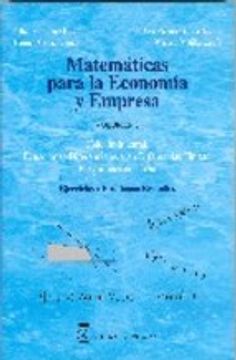 portada matemáticas para la economía y empresa: volumen 3, cálculo integra, ecuaciones diferenciales y en diferencias finitas: programación lineal; ejercicios y problemas resueltos.