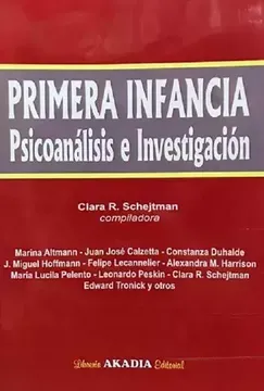 portada Primera Infancia: Psicoanálisis e Investigación (in Spanish)