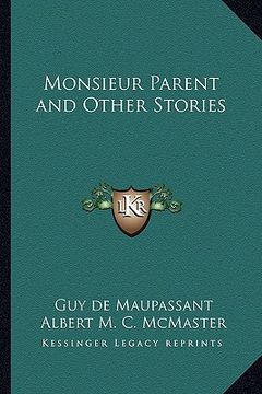 portada monsieur parent and other stories (in English)