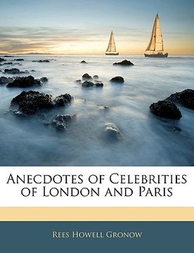 portada anecdotes of celebrities of london and paris