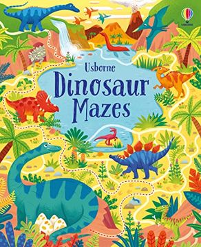 portada Dinosaur Mazes (Maze Books) (en Inglés)