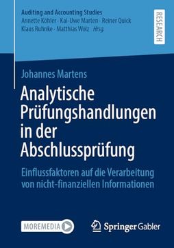 portada Analytische Prüfungshandlungen in der Abschlussprüfung: Einflussfaktoren auf die Verarbeitung von Nicht-Finanziellen Informationen (in German)