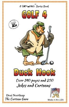 portada Duck Hook: Jokes & Cartoons in Black and White (Golf) (Volume 4)