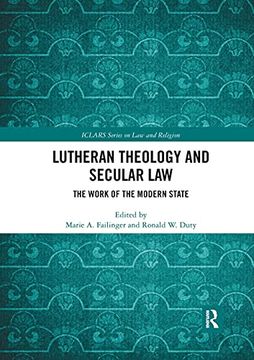 portada Lutheran Theology and Secular law (Iclars Series on law and Religion) (en Inglés)