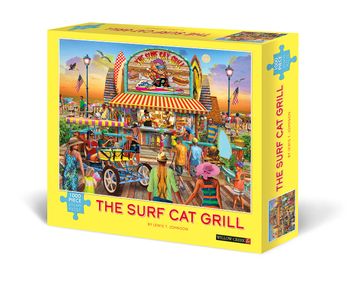 portada The Surf cat Grill 1000-Piece Puzzle (en Inglés)