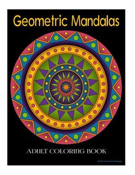 portada Geometric Mandala Adult Coloring Book (en Inglés)