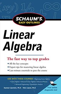 portada Schaums Easy Outline of Linear Algebra Revised (en Inglés)