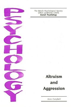 portada Altruism and Aggression