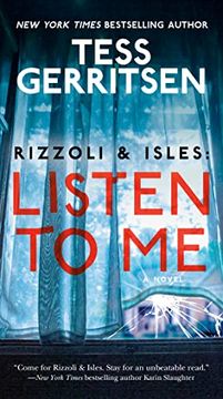 portada Rizzoli & Isles: Listen to me: A Novel (in English)