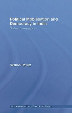 portada political mobilisation and democracy in india: states of emergency (in English)
