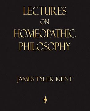 portada lectures on homeopathic philosophy (en Inglés)